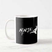 Mug Noir de Ninja (Gauche)