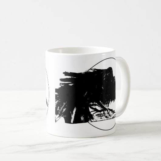 Mug Noir de suie Raven (Devant droit)