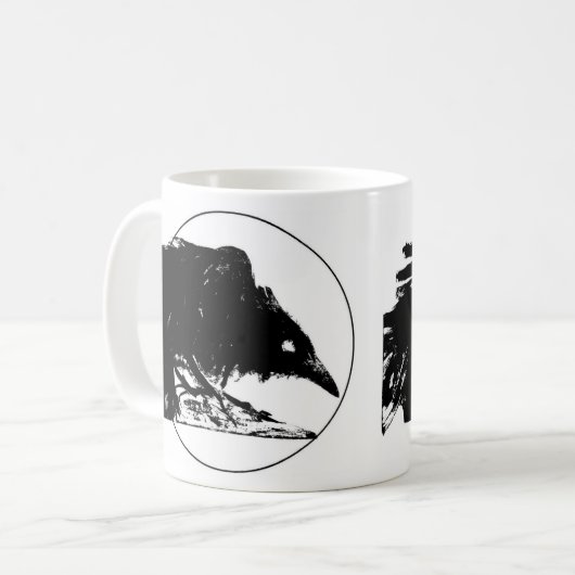 Mug Noir de suie Raven (Devant gauche)