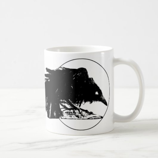 Mug Noir de suie Raven (Droite)