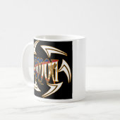 Mug Noir de tribal des Samoa américaines (Devant gauche)