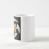 Mug Noir de tribal des Samoa américaines (Centre)