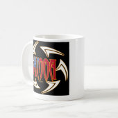 Mug Noir de tribal du Samoa (Devant gauche)