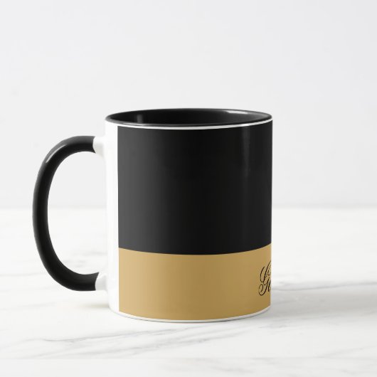 Mug Noir d'or (Gauche)