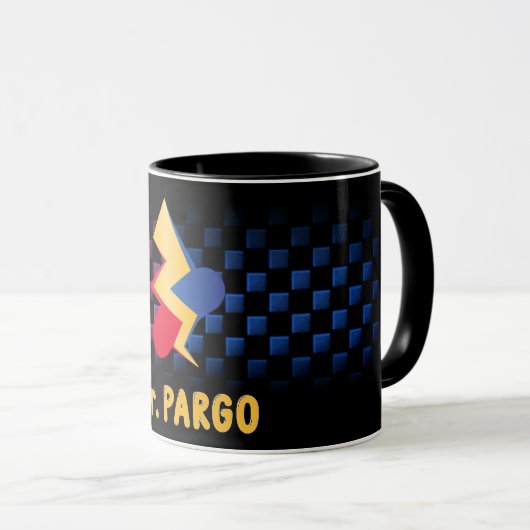 Mug Noir Dr Pargo (Devant droit)