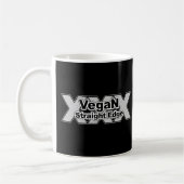 Mug Noir droit végétalien de bord (Gauche)