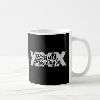 Mug Noir droit végétalien de bord