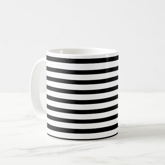 Mug noir et blanc (Devant gauche)