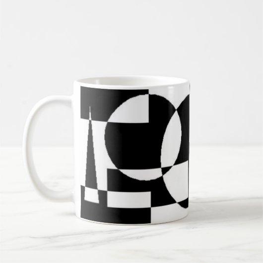 Mug Noir et blanc (Gauche)
