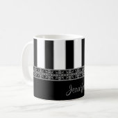 Mug Noir et blanc (Devant gauche)