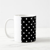 Mug Noir et blanc à pois (Gauche)