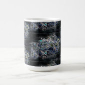 Mug noir et blanc Abstrait (Centre)