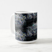 Mug noir et blanc Abstrait (Devant gauche)