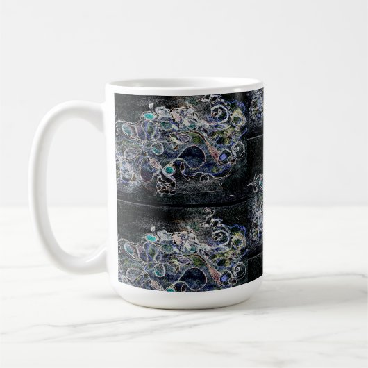 Mug noir et blanc Abstrait (Gauche)