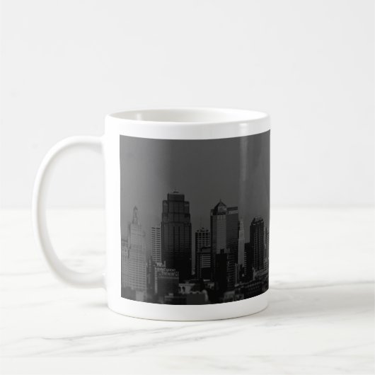 Mug Noir et blanc de New York (Gauche)