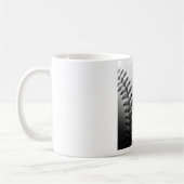 Mug Noir et blanc Gros plan de base-ball (Gauche)