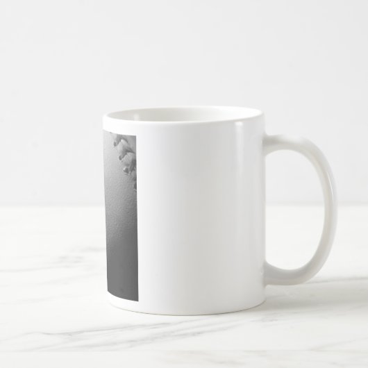 Mug Noir et blanc Gros plan de base-ball (Droite)