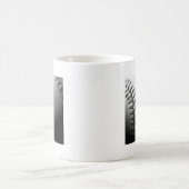 Mug Noir et blanc Gros plan de base-ball (Centre)