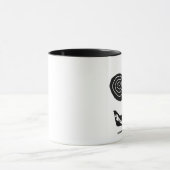 Mug noir et blanc laid (Centre)