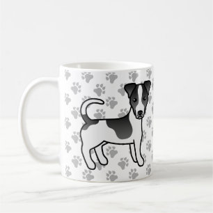 Mug Noir et blanc Manteau lisse Jack Russell Terrier C