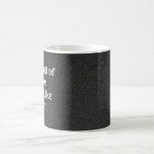 Mug noir et blanc moderne meilleure maman jamais parti (Centre)