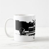 Mug noir et blanc pour les propriétaires de bateau (Gauche)