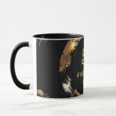 Mug Noir et Or 50e Anniversaire de la fête Classique  (Gauche)