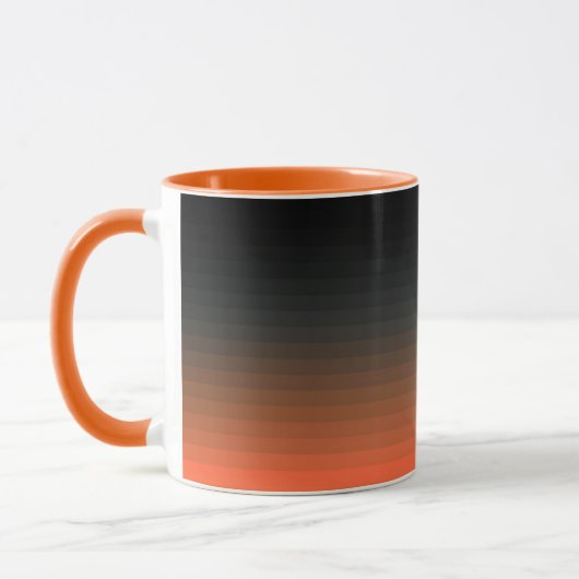 Mug Noir et orange (Gauche)
