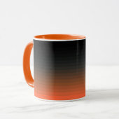 Mug Noir et orange (Devant gauche)