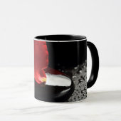 Mug Noir et rouge (Devant droit)