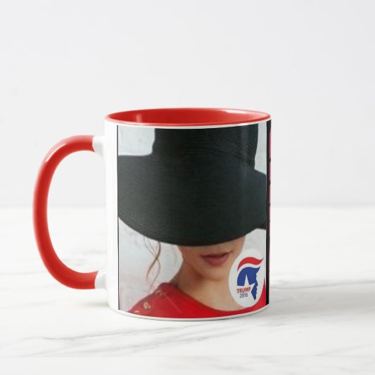 Mug Noir fait sur commande amour de sonnerie de 15 (Gauche)