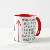 Mug Noir fait sur commande sonnerie de 15 onces (Devant droit)