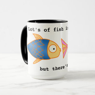 Mug Noir fait sur commande sonnerie ZAZZ_IT de poisson