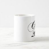 Mug Noir moderne | Diplôme (Centre)