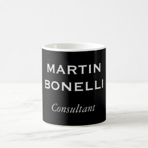 Mug Noir moderne minimaliste