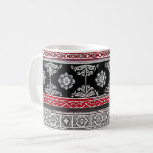 Mug noir motif (Devant gauche)
