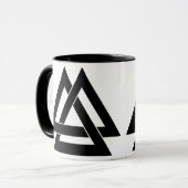 Mug Noir - Noir (Devant gauche)