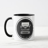 Mug noir/noir 11 oz (Gauche)