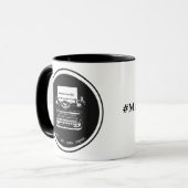 Mug noir/noir 11 oz (Devant gauche)