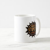 Mug Noir & Or Stupefy Spell Graphisme (Devant droit)