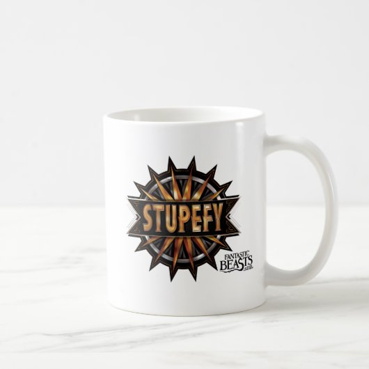 Mug Noir & Or Stupefy Spell Graphisme (Droite)