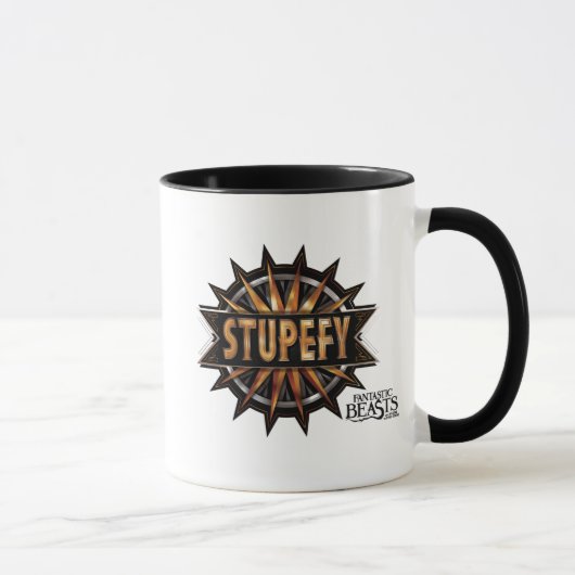 Mug Noir & Or Stupefy Spell Graphisme (Droite)