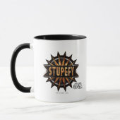 Mug Noir & Or Stupefy Spell Graphisme (Gauche)