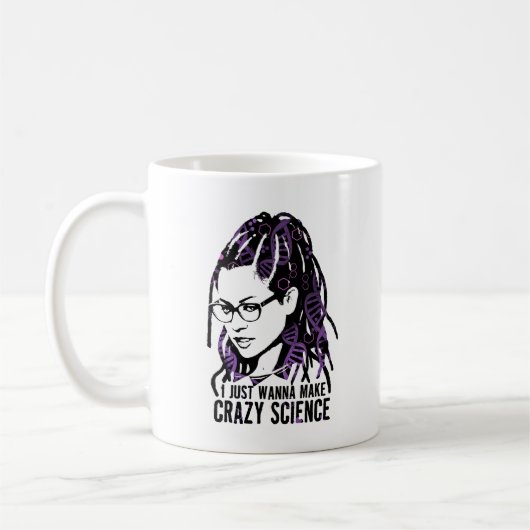 Mug Noir orphelin | Cosima - la Science folle (Gauche)