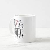 Mug Noir orphelin | Helena - croquis de clone (Devant gauche)