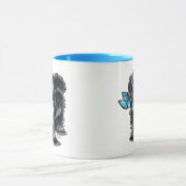 Mug Noir Pekingese Nom de l'animal de compagnie Person (Centre)