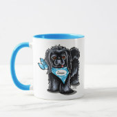 Mug Noir Pekingese Nom de l'animal de compagnie Person (Gauche)