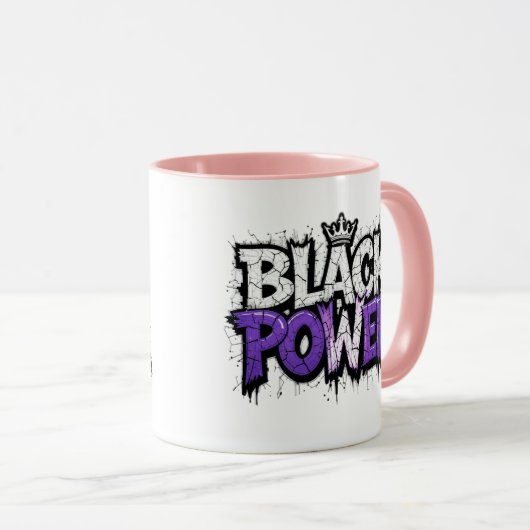 Mug noir_puissance_noir mois historique (Devant droit)