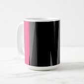 Mug Noir rose et gris (Devant gauche)