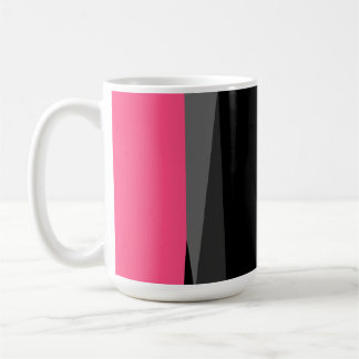 Mug Noir rose et gris